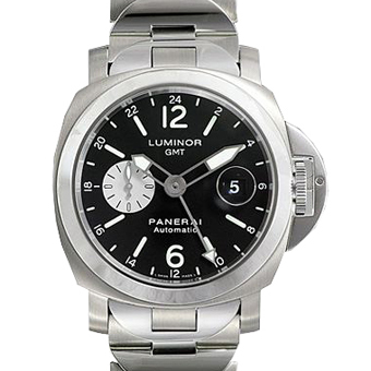 PANERAI パネライ ルミノール コピー PAM00161 GMT ブラック/シルバー